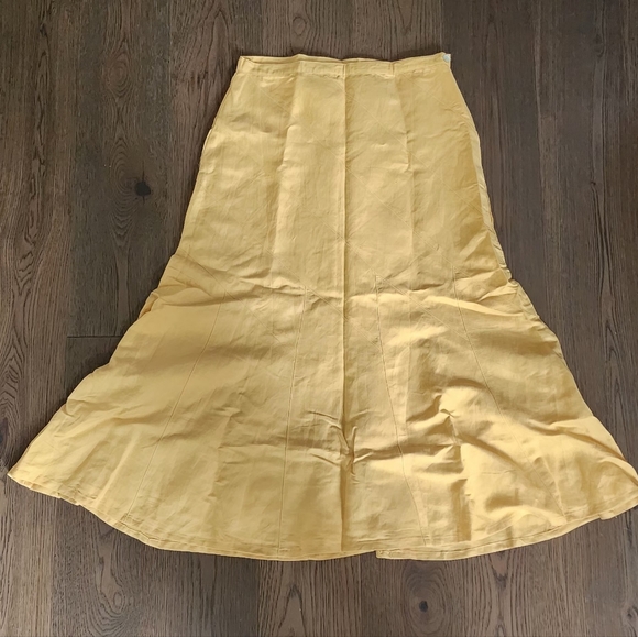 Maxi vintage yellow 💛 skirt, size M - Picture 1 of 7